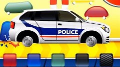 Dream Cars Factory Police Car - Best iOS Game App for Kids