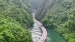 Плавающий мост в Китае