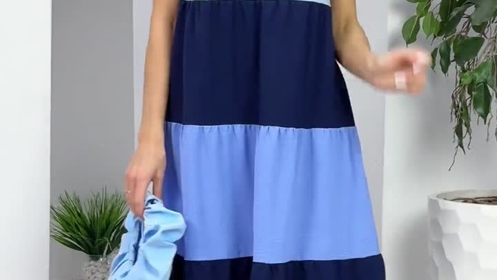 Многоярусное платье - идеальный выбор 😍 Очень комфортное! Размеры 44-54