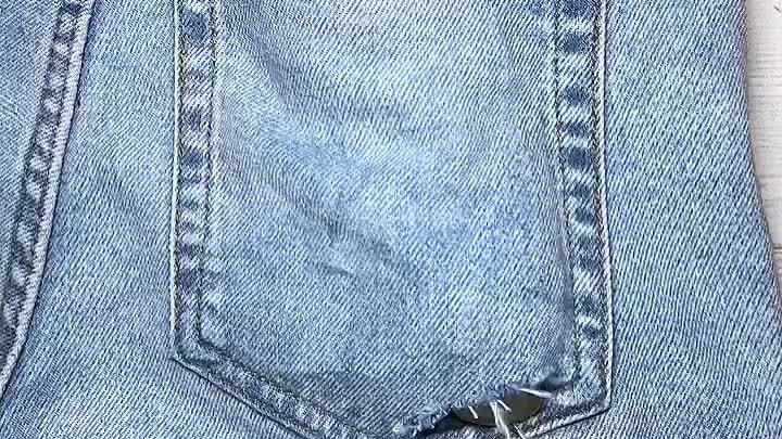Как заштопать прореху на джинсах