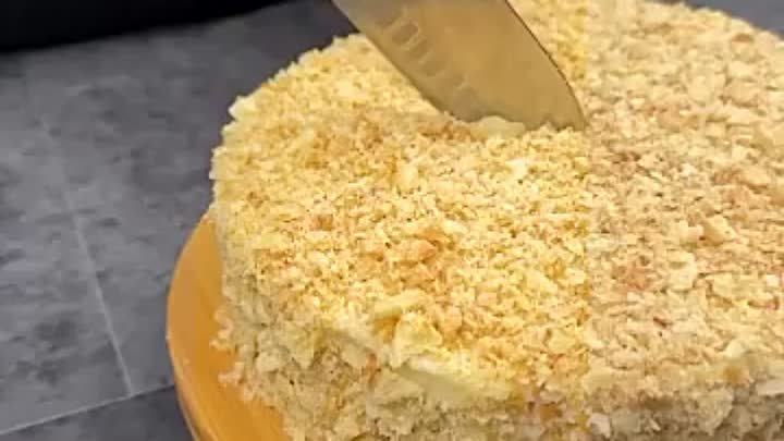 Торт Наполеон из готового слоеного теста