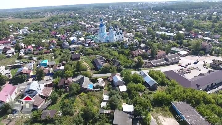 Аэросъемка города Арзамас-Aerial view of the city of Arzamas