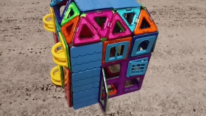 3D Магнитный конструктор  " Дворец"  от  МАГНИКОН
