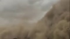 Монголия, песчаная буря