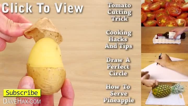 Как быстро почистить варёный картофель
