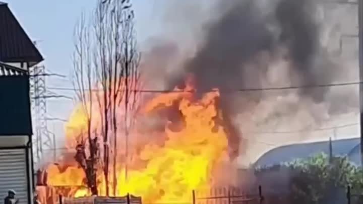 Пожар в Шебекино