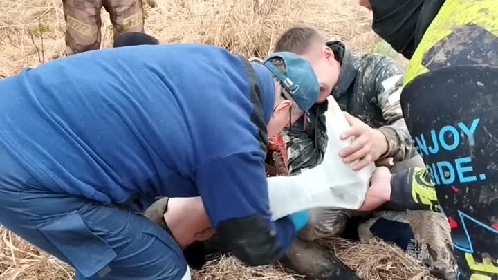 Сотрудники МЧС в Хабаровском крае спасли мужчину, сломавшего в лесу  ...