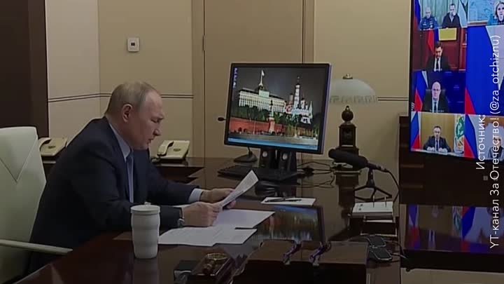 О новом совещании Владимира Путина с Правительством РФ