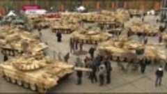 Россия показала новейшие танки Т-90МС  Прорыв , БМП  Атом  и...