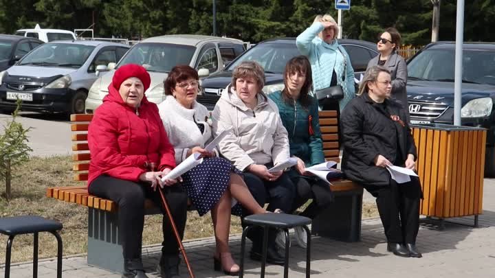 Акция "Поем всем селом песни Победы" в селе Партизанском