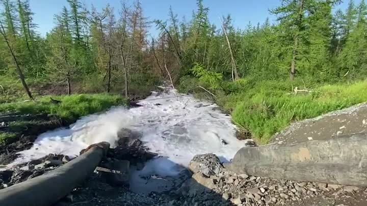 Ядовитые отходы в природных реках