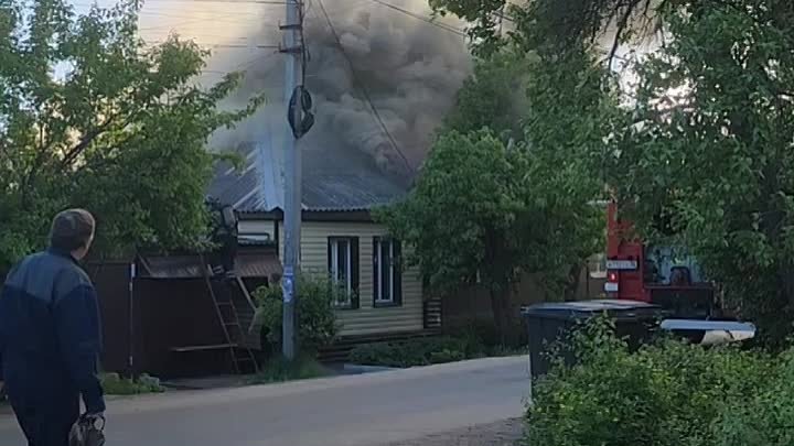 Пожар в Воронеже