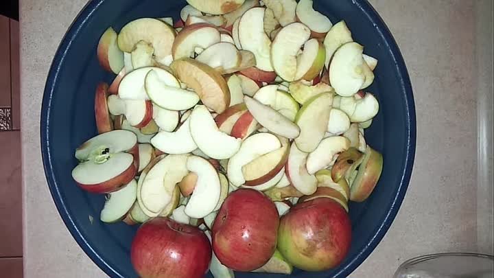 Заготовка яблок на зиму. Сушка яблок в сушилке
