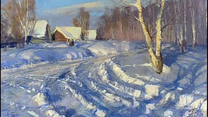 Зимние пейзажи художника Владислава Татаринова