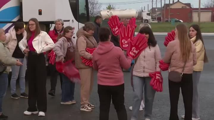 Белгородцы приехали поддержать ВК «Белогорье» в Москву