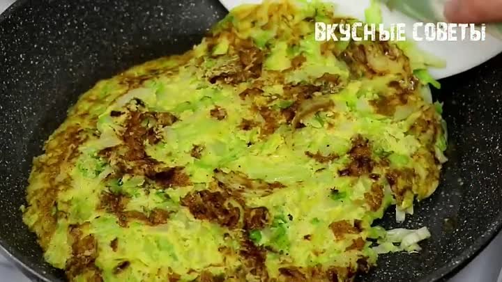 Капуста с яйцами вкуснее мяса! Полезный, быстрый, простой и очень вк ...