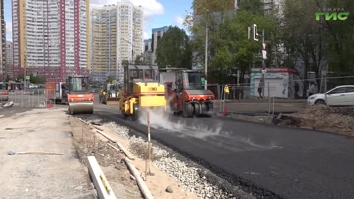 В рамках реконструкции улицы XXII Партсъезда активными темпами уклад ...