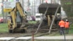 В Самаре продолжается капитальный ремонт трамвайных путей на...