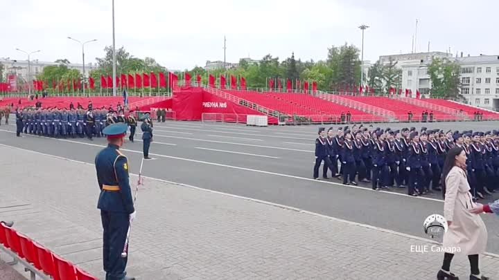 7 мая  2024 года в Самаре прошла генеральная репетиция парада Победы ...