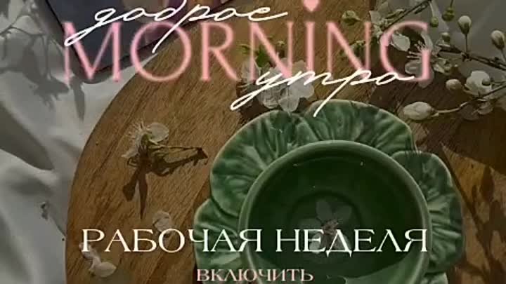 С началом рабочей недели!