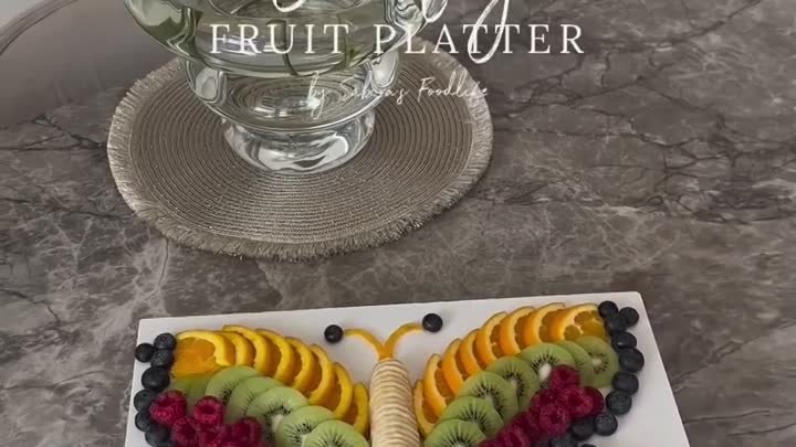 Красивое оформление фруктов