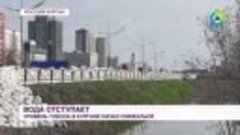 Паводки в Кургане: уровень воды в реке Тобол продолжает сниж...