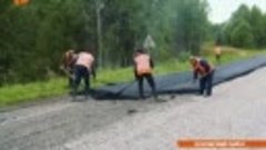 В Костромской области ремонтируют дорогу от Пыщуга до Богова...