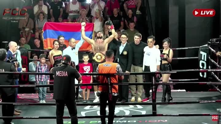 Артавазд Ароян (12-2) завоевал чемпионский пояс WBC Asia в полутяжел ...