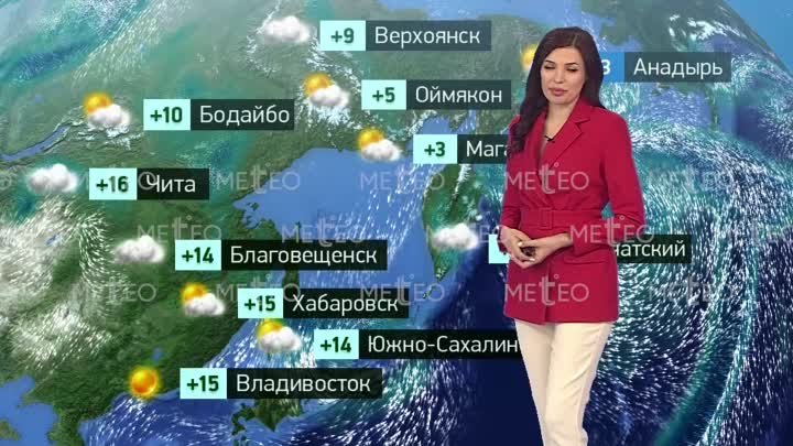 Прогноз погоды от Евгении Неронской (эфир от 02.05)