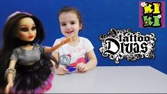 Кукла Тату Диваж. Набор для татуировок видео для детей.