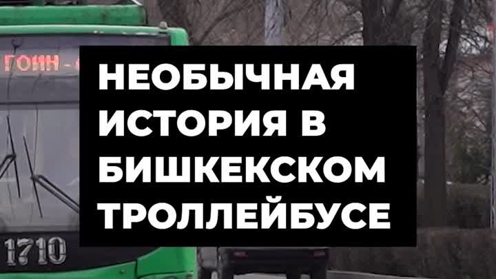 Необычная история в бишкекском троллейбусе