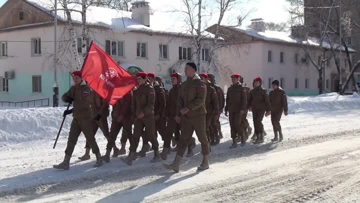 Поздравление Юнармейцев