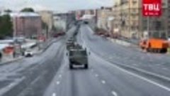 Публикуем новые кадры проезда бронетехники на парад Победы в...