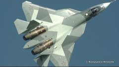 Сухой Т-50 ПАК ФА МАКС 2011 солнечно Sukhoi T-50 PAK FA MAKS...