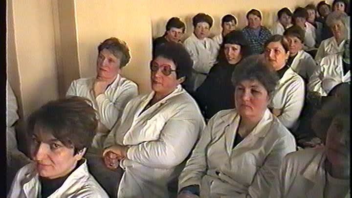 Концерт к 8 Марта 2000г. в больнице г.Березино! Беларусь.