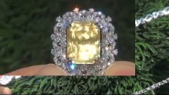 Certified GIA UNHEATED Natural VVS1 Yellow Sapphire Diamond ...