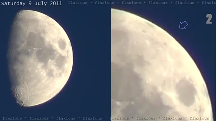 НЛО над Луной (документальная съемка)