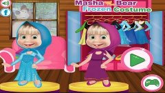 Masha and The Bear Frozen Costume — BEST GAMES FOR KIDS