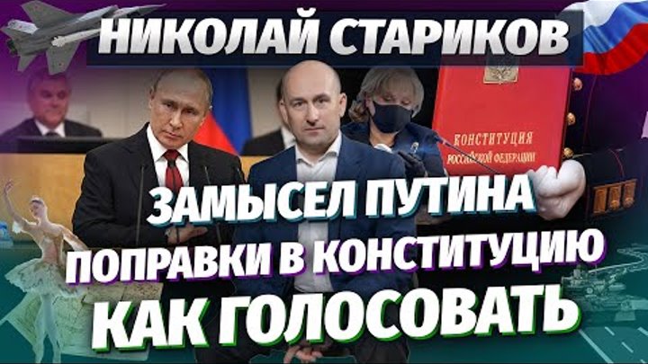 Николай Стариков: замысел Путина, Поправки в Конституцию, и как голо ...