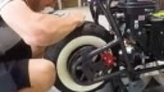 Remodeling a mini bike with VW beetle part