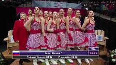 2015 World Synchro Champs SP Team Russia 1