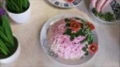 салат со шпротами ПОЛЯНА_ простой рецепт _салат на праздник_...