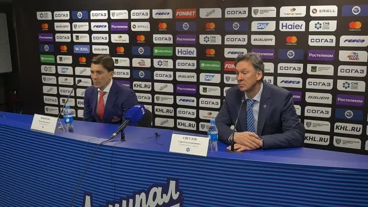 Пресс-конференция после матча «Адмирал» - ЦСКА