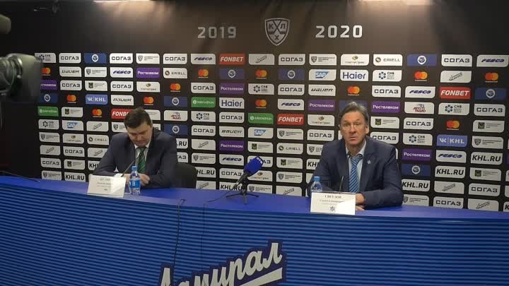 Пресс-конференция после матча «Адмирал» - «Салават Юлаев»