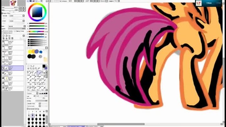 Как рисовать пони (* *,)