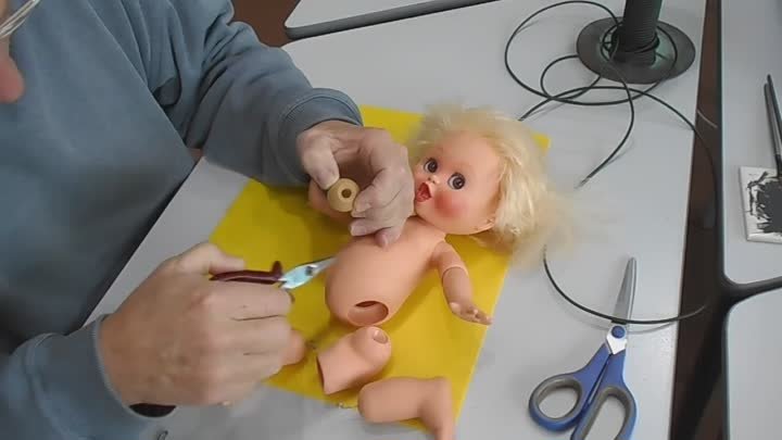 Galoob Baby Face Doll-починка 4 часть