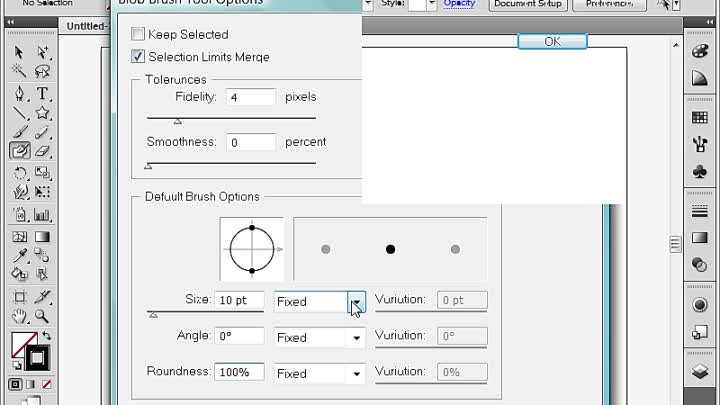 014. Работа с простыми объектами. Рисование с помощью инструмента Blob Brush Tool (Кисть-клякса)