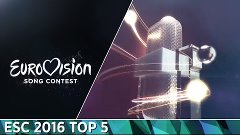 [TOP 5] Eurovision Song Contest 2016