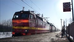 ЧС2т-992 и ЧС2т-972 с поездом №337 Самара-СПб (RZD)