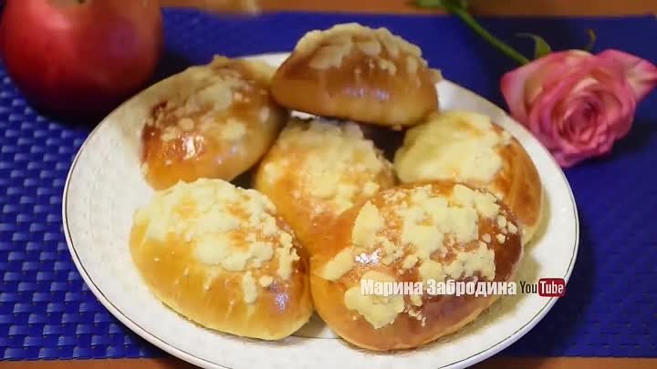 Воздушные БУЛОЧКИ ✧ с Варёной Сгущёнкой и Штрейзелем